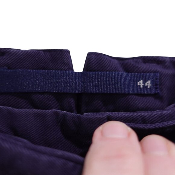 NWT Incotex Slim Fit Pattern 30 Slack Pants Sz 44 Blue Cotton Blend Slash Pocket - Picture 7 of 14